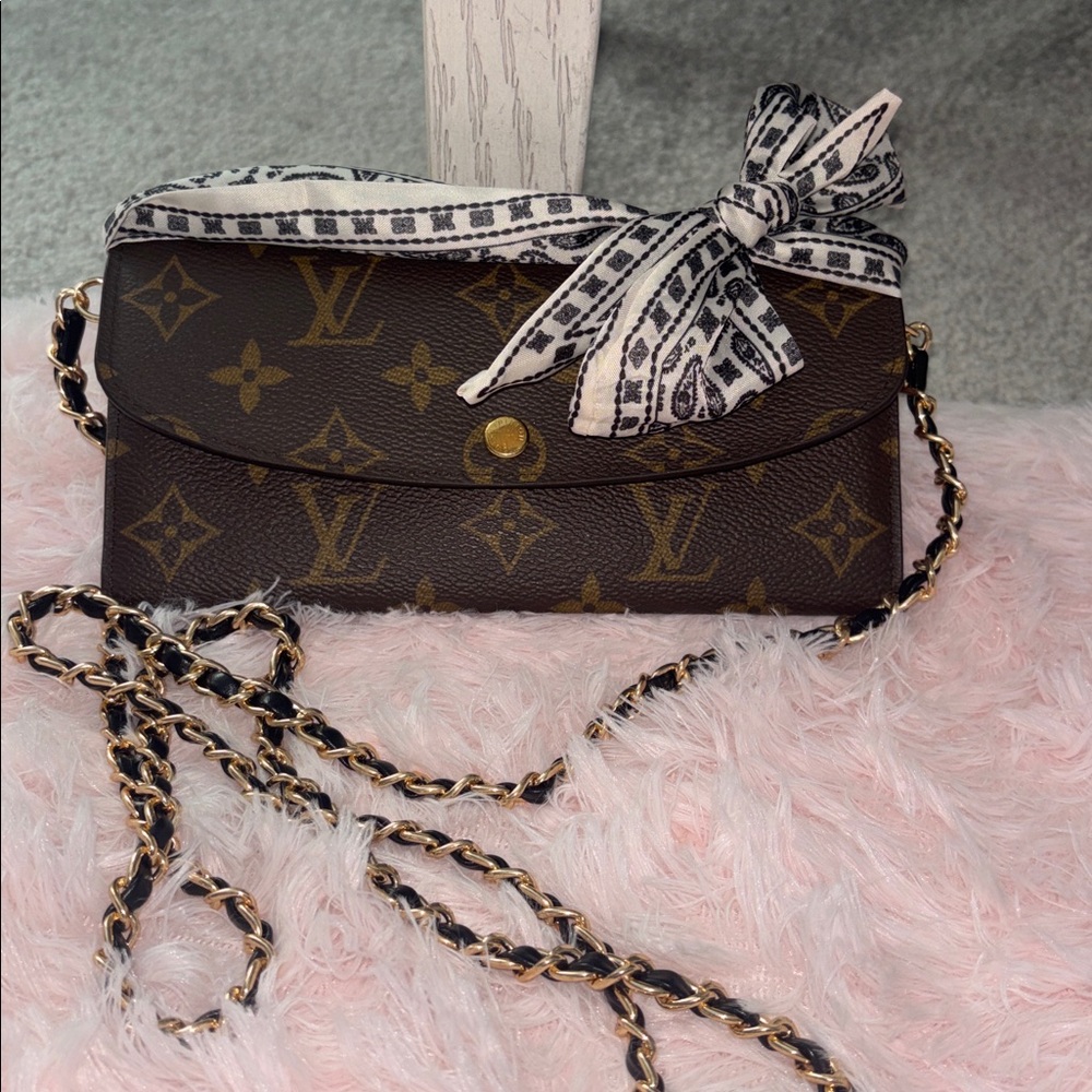 Louis Vuitton Emile Wallet on Chain 
Blush pink